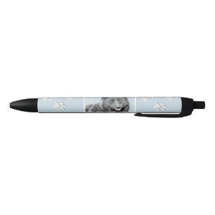 Stylo Noir Peinture de Schipperke - art original mignon de
