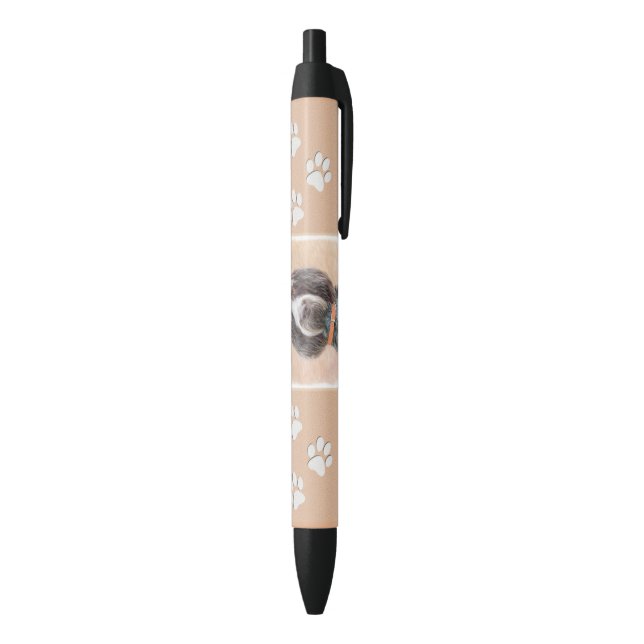 Stylo Noir Peinture Spinone Italiano - Belle Art Original Chi (Bas (Vertical))