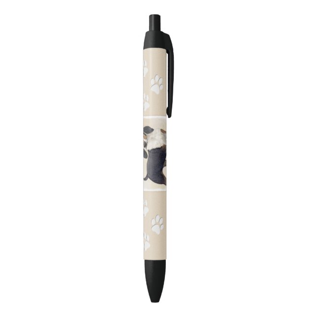 Stylo Noir Peinture sur sol de randonnée - Art original (Bas (Vertical))