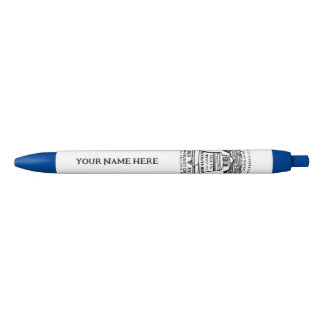 Stylo Noir Pen (Click Style) - Personalized