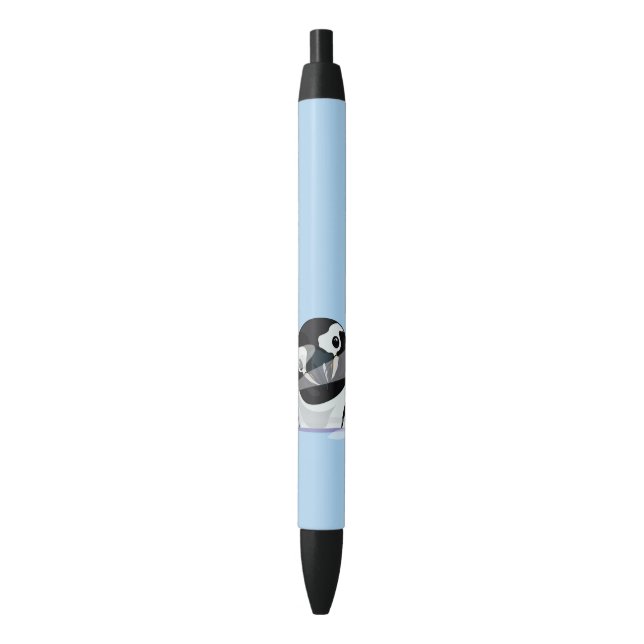 Stylo Noir Penguin Peek-a-Boo (devant Vertical)