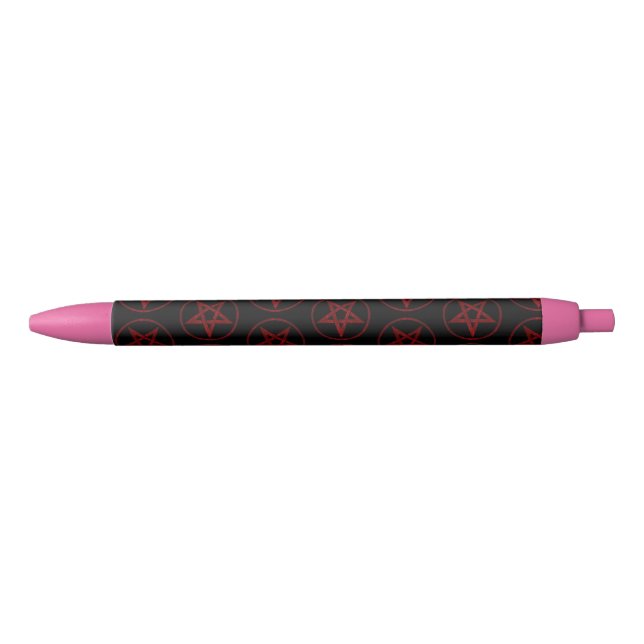 Stylo Noir Pentagram Red Devil (Devant)