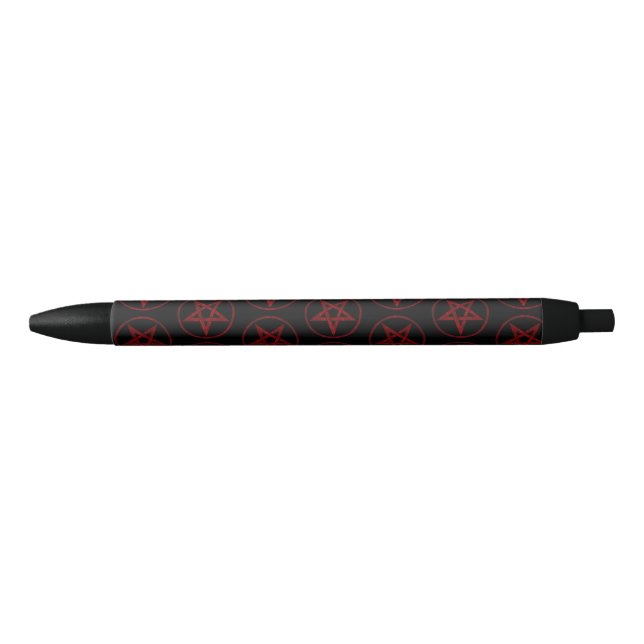 Stylo Noir Pentagram Red Devil (Devant)