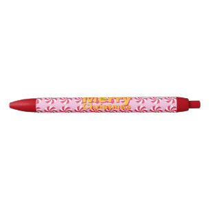 Stylo Noir Peppermenthe rose de Noël