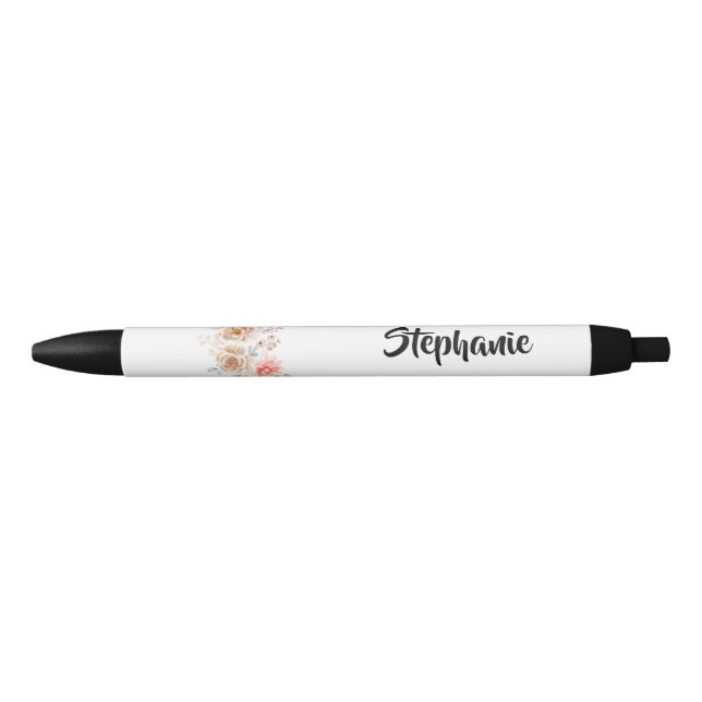 Stylo Noir Personnalisé (Devant)