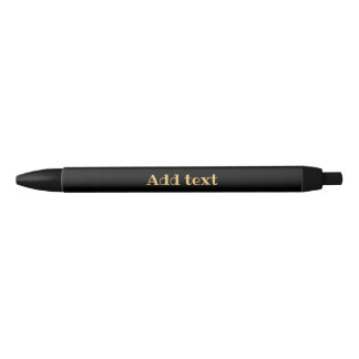 Stylo Noir Personnaliser l'impression en gras