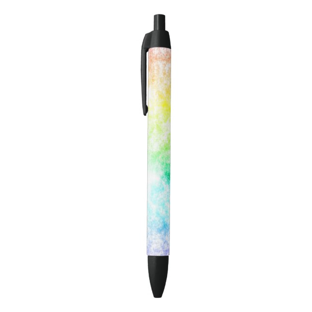 Stylo Noir Personnaliser ou séjour multicolore de nuages (Haut (Vertical))