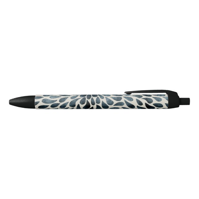 Stylo Noir Pétales (Haut)