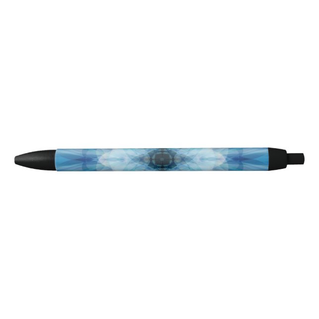 Stylo Noir Pétales éparpillées (Devant)