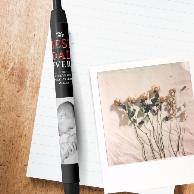 Stylo Noir Photo de la Fête des Pères du Meilleur Père Noir M (Créateur téléchargé)