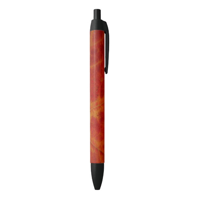 Stylo Noir Photographie abstraite de la feuille d'érable roug (Bas (Vertical))