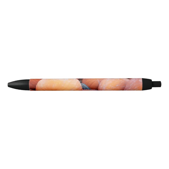 Stylo Noir Pile Citrouille tombé (Devant)