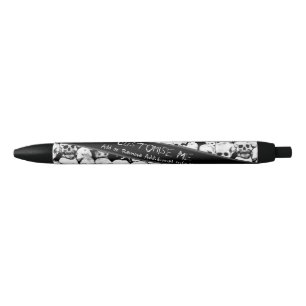 Stylo Noir Pile-O-Crânes