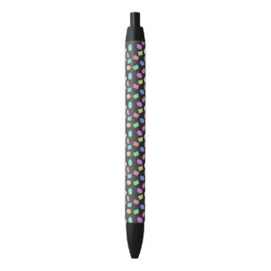 Stylo Noir Pinceau de peinture contours, pinceaux colorés