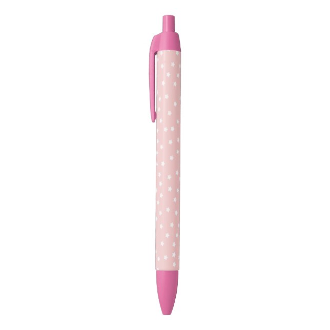 Stylo Noir Pink Star (Haut (Vertical))
