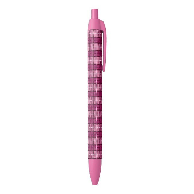 Stylo Noir Pixel Plaid_Magenta-Black (Bas (Vertical))
