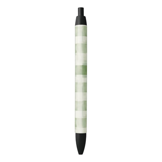 Stylo Noir Plaid à la crème verte de la ferme (devant Vertical)