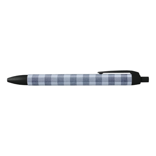 Stylo Noir Plaid bleu (Haut)