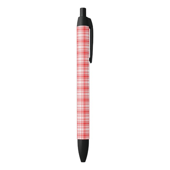Stylo Noir Plaid rouge (Bas (Vertical))