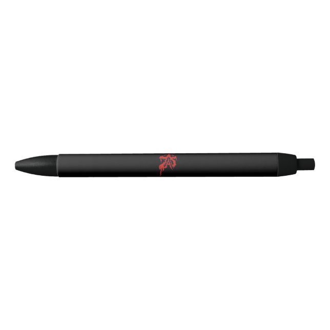 Stylo Noir Plume d'Akumakaze (Devant)
