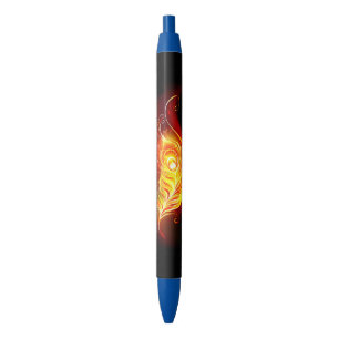 Stylo Noir Plumes de paquetage de feu