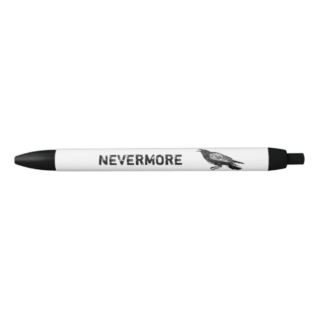Stylo Noir Plus jamais, Raven (Devant)