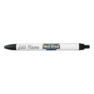 Stylo Noir Policier certifié