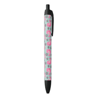 Stylo Noir Polka Dot Birds and Flowers