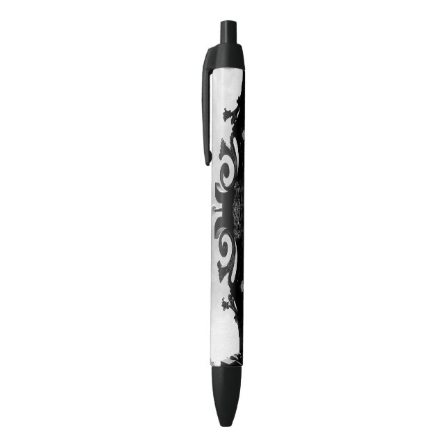 Stylo Noir Porte romantique (Haut (Vertical))