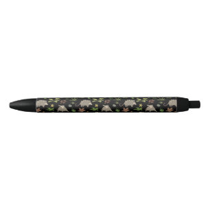 Stylo Noir Possum dans un champ de Berry en noir