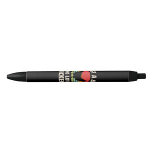 Stylo Noir Poulet Juste Un Garçon Qui Aime Rétro Animal De Fe