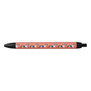 Stylo noir pour cheval inspiré de la Grèce mycénie