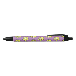 Stylo Noir Poussière de balle de tennis. Jeu de couleurs BG