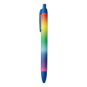Stylo Noir Pride couleur arc-en-ciel lgbt lgbtq drapeau gay m