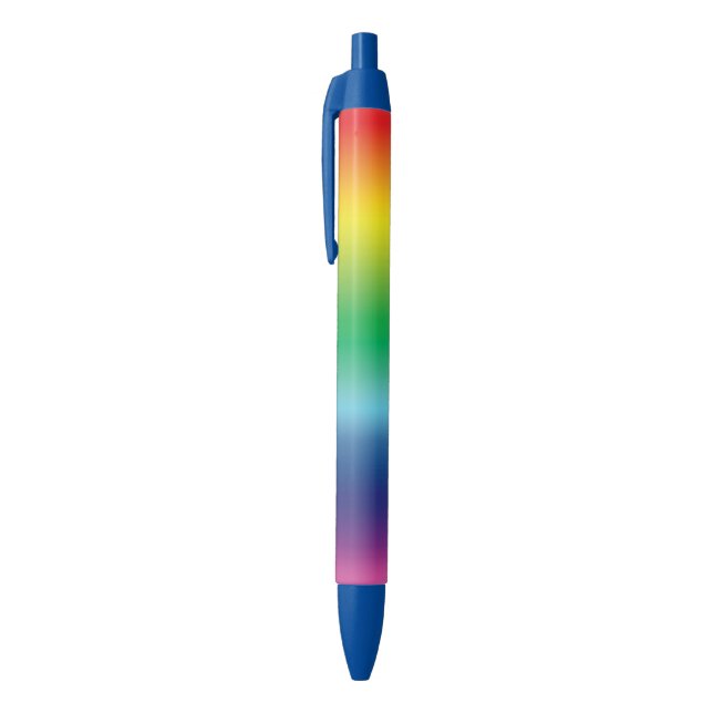 Stylo Noir Pride couleur arc-en-ciel lgbt lgbtq drapeau gay m (Haut (Vertical))