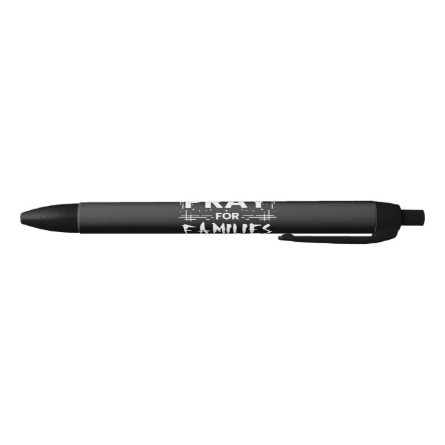 Stylo Noir Priez pour les familles (Bas)