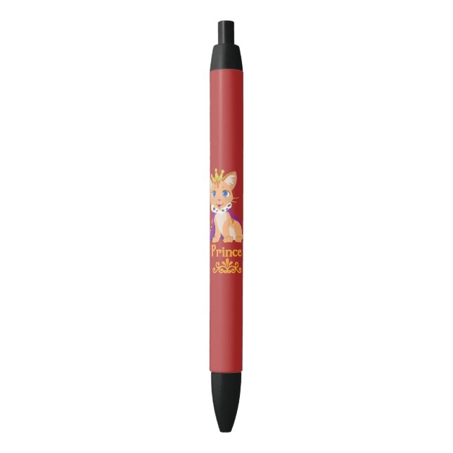 Stylo Noir Prince Kitten (devant Vertical)