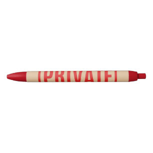 Stylo Noir privé