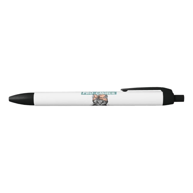 Stylo Noir Pro Choice Pro Feminism Pro Cats (Haut)