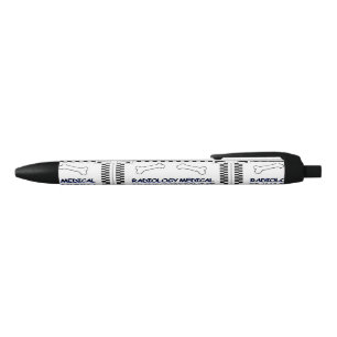 Stylo Noir RADIOLOGIE Transcriptionniste Médicale Sans os
