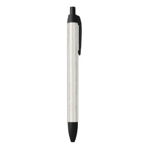 Stylo Noir Rayures Vert Bleu Crème