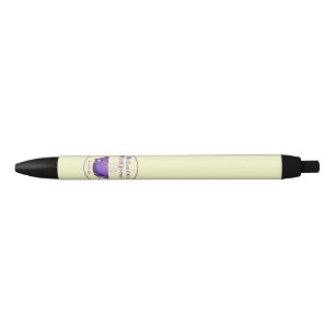 Stylo Noir Rebecca McKinnon Mystery Author Logo Pen