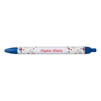 Stylo Noir Republic of Korea Flag Personalized