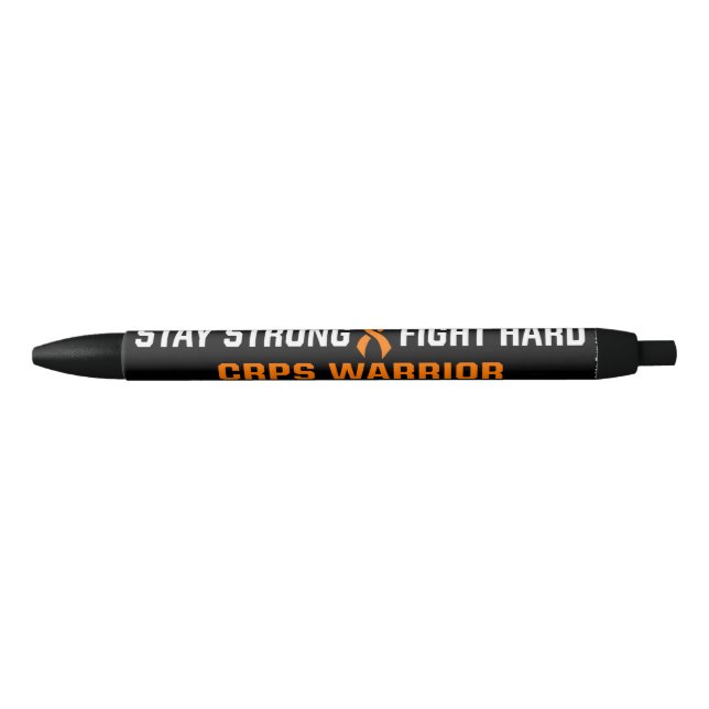 STYLO NOIR RESTER FORT COMBATTRE DUR...CRPS (Devant)