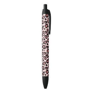 Stylo Noir Retro Leopard Office Pen cadeau