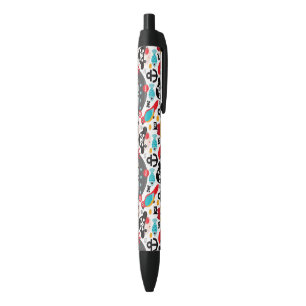 Stylo Noir Rétro navigation d'illustration de pirates