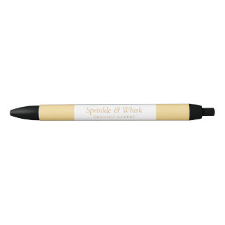 Stylo Noir Retro Orange And Yellow Heart Stripes Bakery