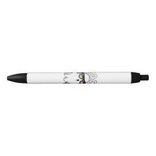 Stylo Noir Rock Ghost Retro Halloween Citrouille Funny Boo