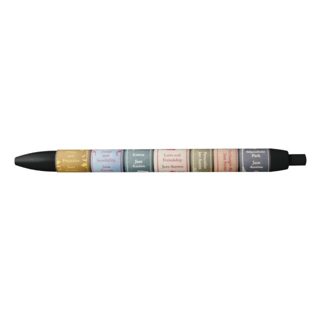 Stylo Noir romans de Jane Austen (Devant)