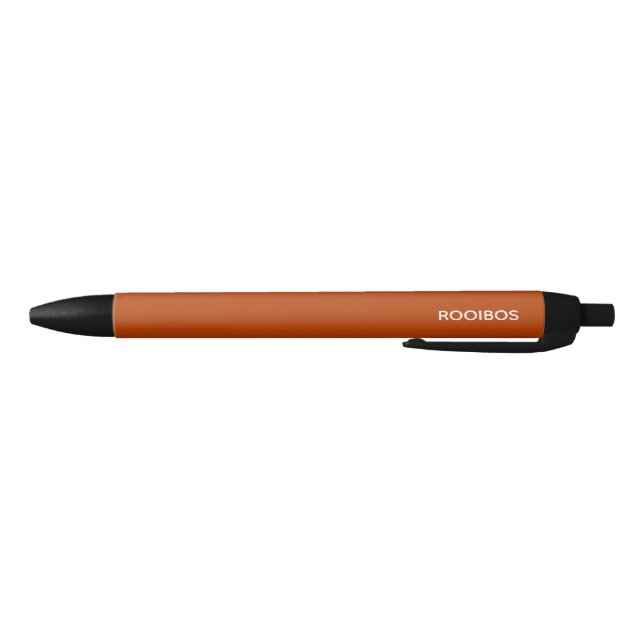 Stylo Noir Rooibos rouge brun nom (Bas)